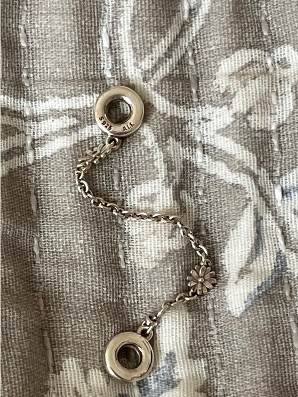 Pandora Silver Daisy Safety Chain